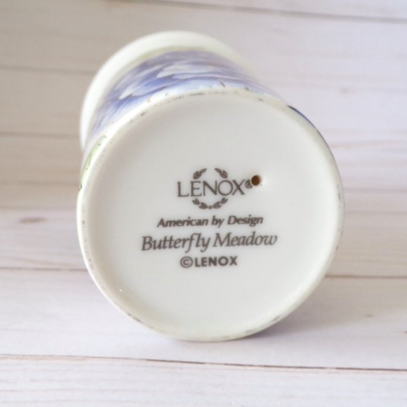 Lenox Butterfly Meadow Blue Thermal Travel Replacement Mug, Also Used as a Vase - Picture 4 of 5